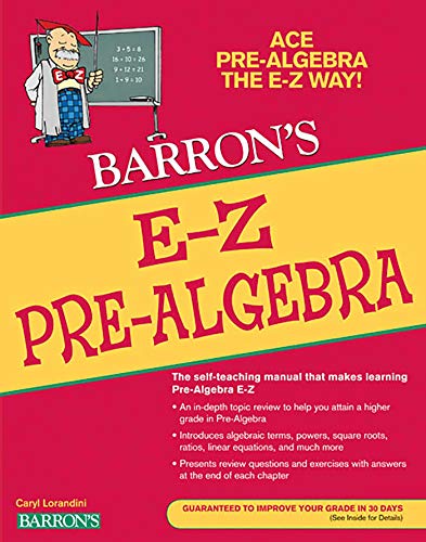 9781438000114: E-Z Pre-algebra (E-Z Series) (Barron's Easy Way)