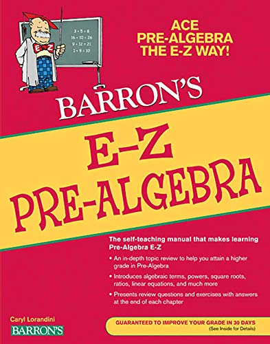 9781438000114: E-Z Pre-Algebra (Barron's Easy Way)