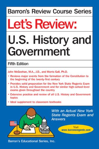Imagen de archivo de Let's Review U.S. History and Government a la venta por ZBK Books