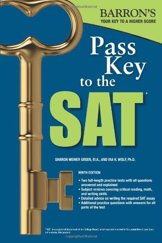 Imagen de archivo de Pass Key to the SAT, 9th Edition a la venta por Better World Books