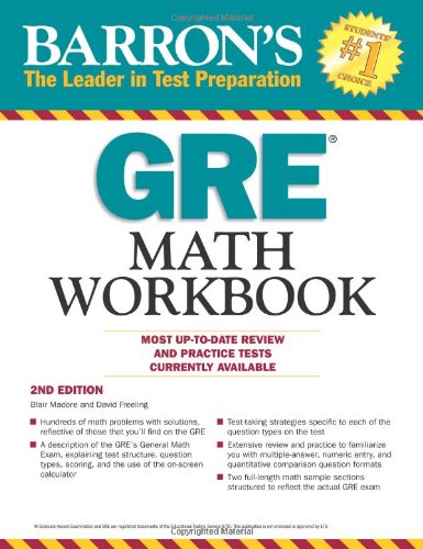 Stock image for Barron's GRE Math for sale by Books Unplugged