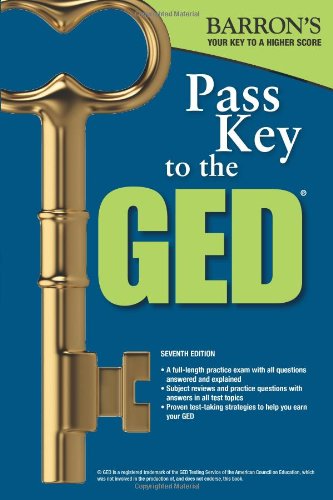 Imagen de archivo de Pass Key to the GED, 7th Edition a la venta por Better World Books