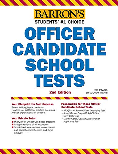 Beispielbild fr Officer Candidate School Tests zum Verkauf von Better World Books