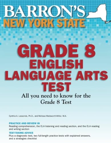 Beispielbild fr Barron's New York State Grade 8 English Language Arts Test zum Verkauf von Better World Books