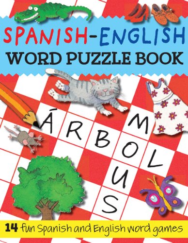 Imagen de archivo de Spanish-English Word Puzzle Book: 14 Fun Spanish and English Word Games (Bilingual Word Puzzle Books) (Spanish Edition) a la venta por Books From California