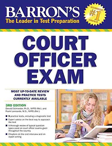 Stock image for Barron's Court Officer Exam for sale by Better World Books: West