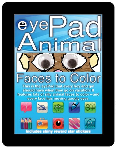 9781438001173: EyePad Animal Faces to Color