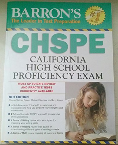 Imagen de archivo de Barron's CHSPE: California High School Proficiency Exam a la venta por BooksRun