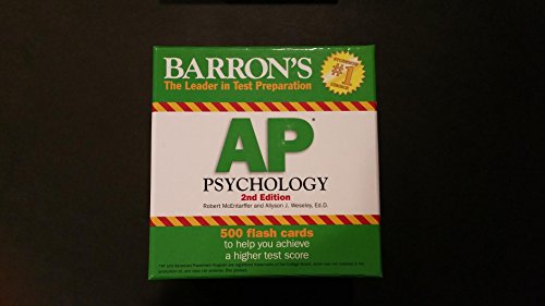 Stock image for Barron's AP Psychology Flash Cards, 2nd Edition for sale by HPB-Diamond
