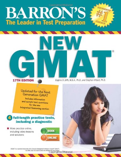 Stock image for Barron's NEW GMAT, 17th Edition (Barron's GMAT) for sale by BookHolders