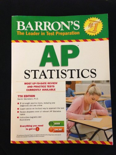 Beispielbild fr Barron's AP Statistics, 7th Edition zum Verkauf von Better World Books