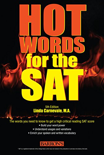 Beispielbild fr Hot Words for the SAT zum Verkauf von Your Online Bookstore