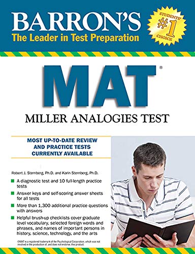 Imagen de archivo de Barron's MAT, 11th Edition: Miller Analogies Test a la venta por Wonder Book