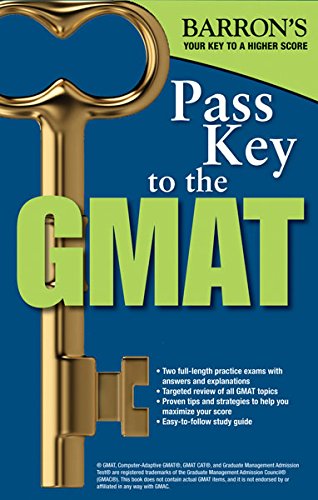 Stock image for Barron's Pass Key to the GMAT for sale by Russell Books