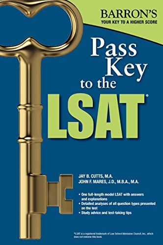 Beispielbild fr Pass Key to the LSAT (Barron's Pass Key) zum Verkauf von The Maryland Book Bank