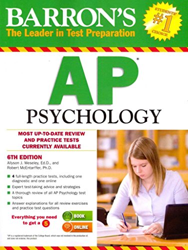 Beispielbild fr Barron's AP Psychology zum Verkauf von Gulf Coast Books