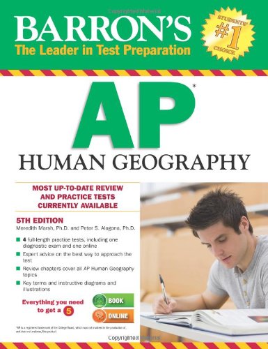 Imagen de archivo de Barron's AP Human Geography, 5th Edition a la venta por Better World Books