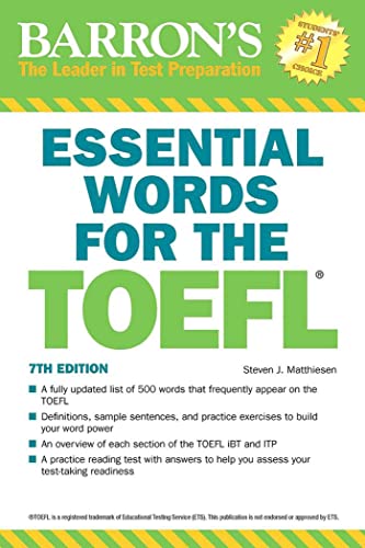 Stock image for Essential Words for the TOEFL for sale by ThriftBooks-Dallas