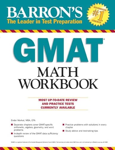 Stock image for Barron's GMAT Math Workbook, 2nd Edition for sale by BooksRun