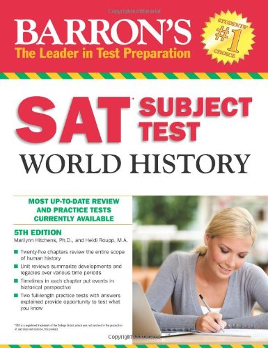 Stock image for Barron's SAT Subject Test World History, 5th Edition for sale by Orion Tech