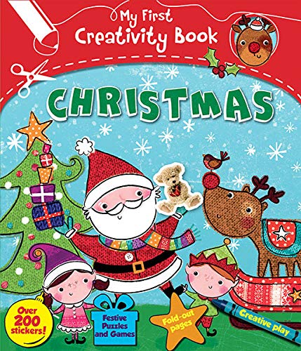Beispielbild fr Christmas: With 200 Stickers, Puzzles and Games, Fold-Out Pages, and Creative Play (My First Creativity Books) zum Verkauf von suffolkbooks