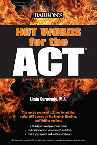 Beispielbild fr Hot Words for the ACT zum Verkauf von Better World Books