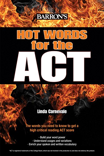 Imagen de archivo de Hot Words for the ACT (Barron's Test Prep) a la venta por SecondSale
