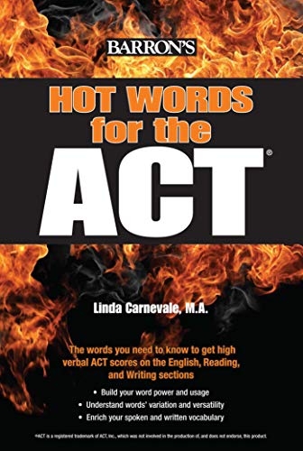 9781438003658: Hot Words for the ACT (Barron's Test Prep)