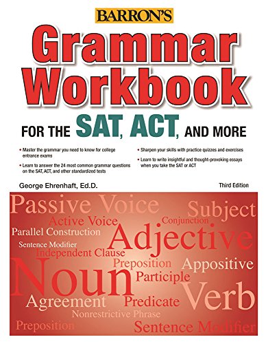 Stock image for Grammar Workbook for the SAT, ACT, and More, 3rd Edition for sale by Your Online Bookstore