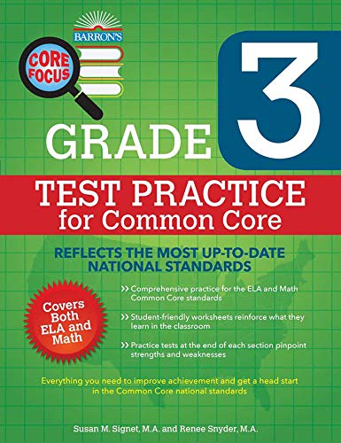 Stock image for Core Focus Grade 3: Test Practice for Common Core (Barron's Core Focus) for sale by SecondSale