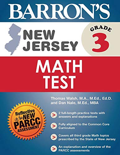 9781438005621: New Jersey Grade 3 Math Test (Barron's Test Prep NJ)