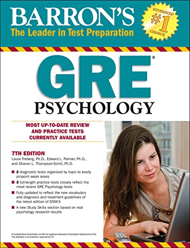 9781438005737: Barron's GRE Psychology, 7th Edition (Barron's Test Prep)