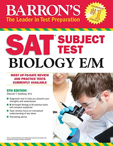 Beispielbild fr Barron's SAT Subject Test Biology E/M, 5th Edition zum Verkauf von Gulf Coast Books