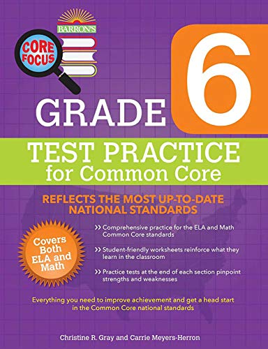 9781438005928: Core Focus Grade 6: Test Practice for Common Core (Barron's Test Prep)