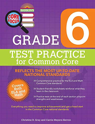 Stock image for Core Focus Grade 6: Test Practice for Common Core (Barron's Core Focus) for sale by SecondSale