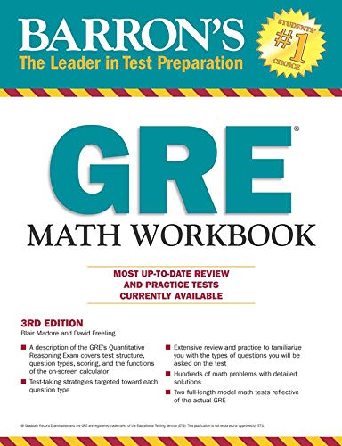 Beispielbild fr Barron's GRE Math Workbook zum Verkauf von Better World Books