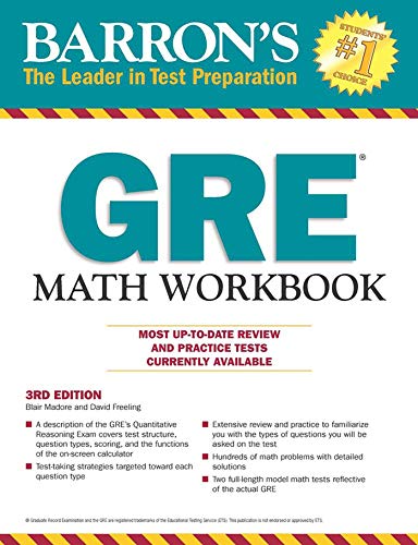 9781438006321: Barron's GRE Math Workbook