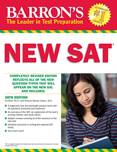 Beispielbild fr Barron's NEW SAT, 28th Edition (Barron's Sat) zum Verkauf von Your Online Bookstore