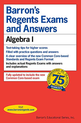 Stock image for Regents Exams and Answers: Algebra I for sale by Better World Books