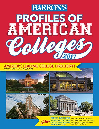 Beispielbild fr Profiles of American Colleges 2017 zum Verkauf von Better World Books: West