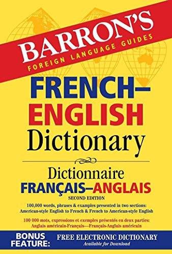 Stock image for French-English Dictionary (Barrons Bilingual Dictionaries) for sale by KuleliBooks