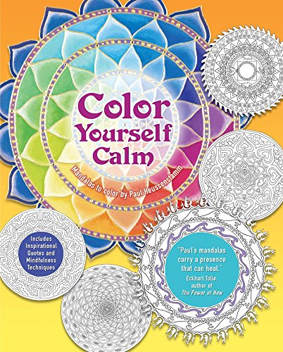 Stock image for Color Yourself Calm Adult Coloring Book: A Mindfulness Coloring Book for sale by Books Unplugged