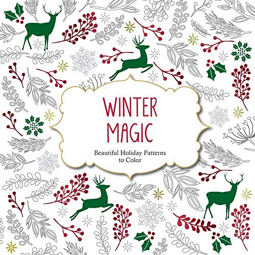 9781438007335: Winter Magic: Beautiful Holiday Patterns to Color: Christmas Patterns to Color