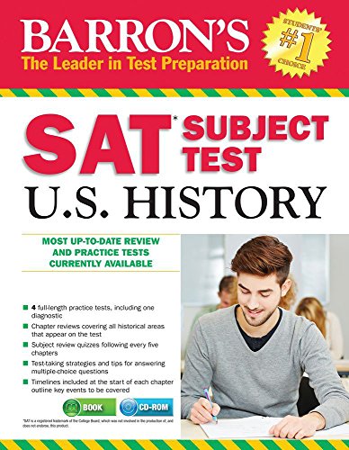 Beispielbild fr Barron's SAT Subject Test - U. S. History zum Verkauf von Better World Books