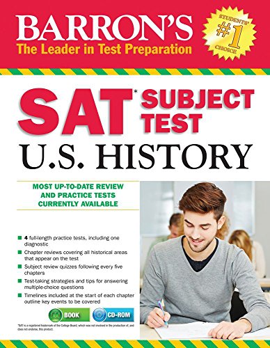 Stock image for Barron's SAT Subject Test - U. S. History for sale by Better World Books