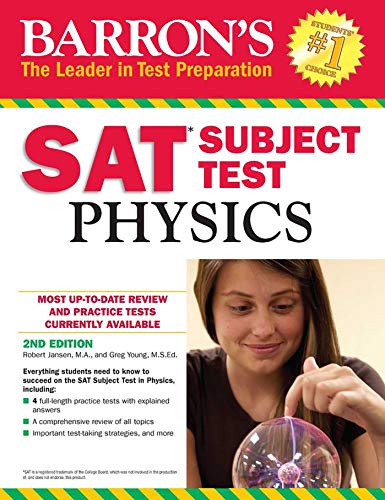 Stock image for Barron's SAT Subject Test: Physics for sale by Better World Books