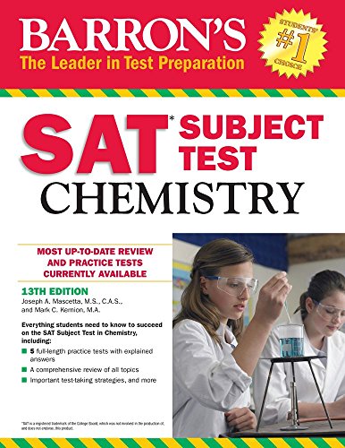 Beispielbild fr Barron's SAT Subject Test: Chemistry, 13th Edition zum Verkauf von Gulf Coast Books