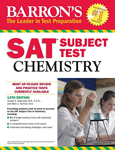 Stock image for Barron's SAT Subject Test: Chemistry, 13th Edition for sale by SecondSale