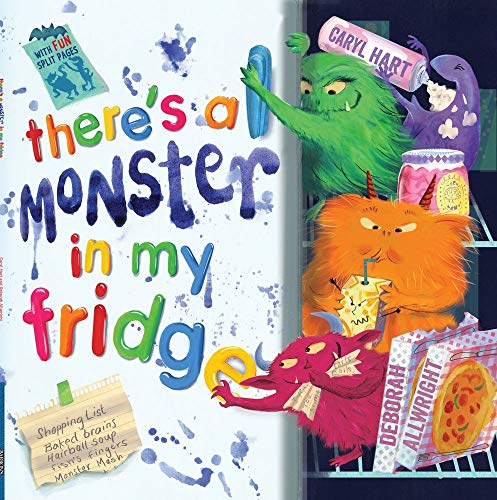 9781438008240: There's a Monster in My Fridge: With Fun Split Pages