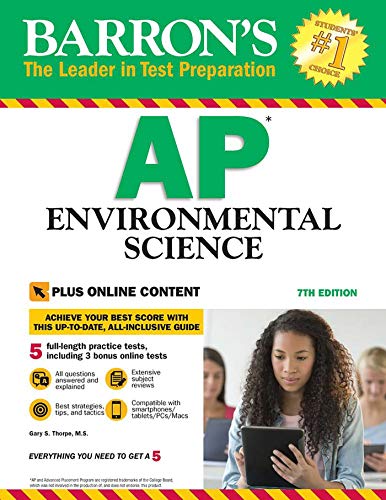 Stock image for Barron's AP Environmental Science, 7th Edition: with Bonus Online Tests for sale by SecondSale